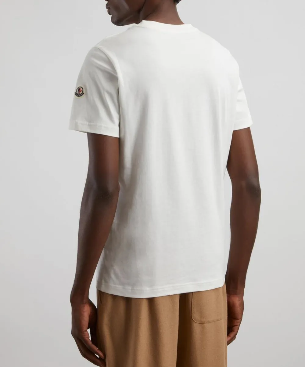 Moncler Tops^Rubberized Logo T-Shirt