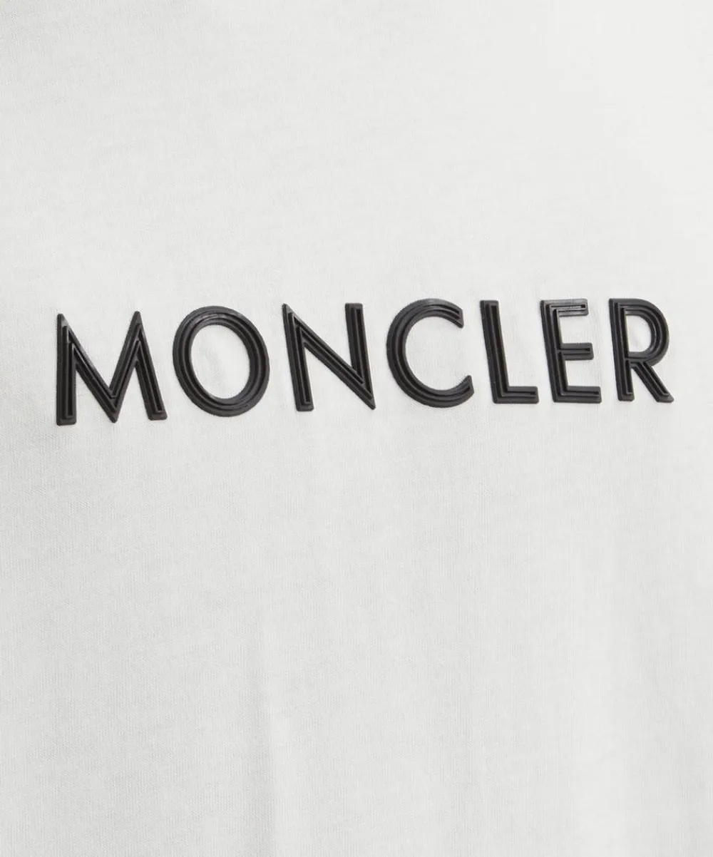 Moncler Tops^Rubberized Logo T-Shirt