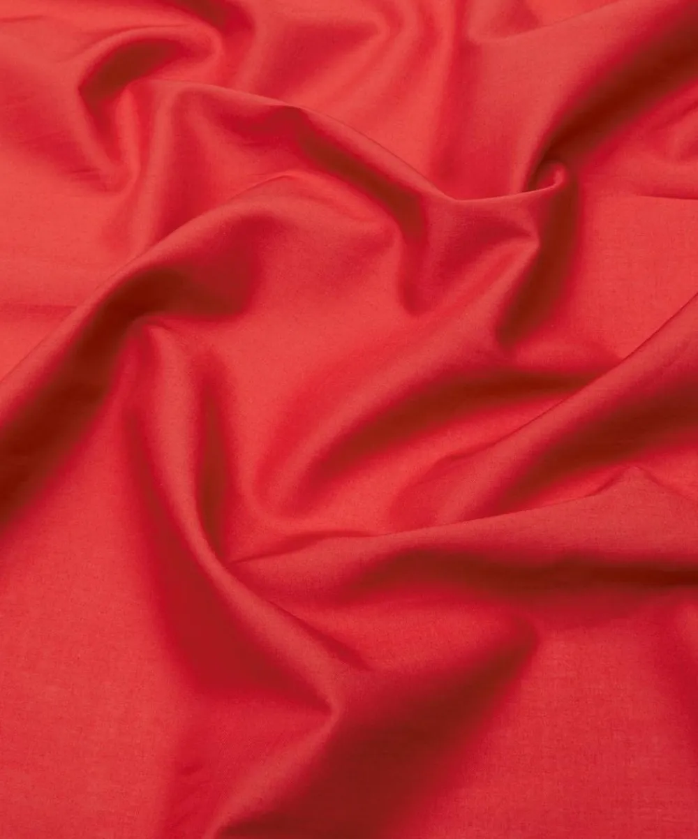Liberty Fabrics Classic Tana Lawn|Tana Lawn™ Cotton^Rust Plain Tana Lawn™ Cotton