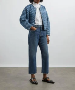 AGOLDE Jeans^90s Crop Mid-Rise Straight Jeans in Essence