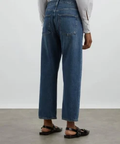 AGOLDE Jeans^90s Crop Mid-Rise Straight Jeans in Essence