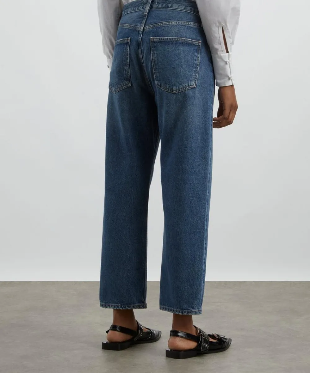 AGOLDE Jeans^90s Crop Mid-Rise Straight Jeans in Essence