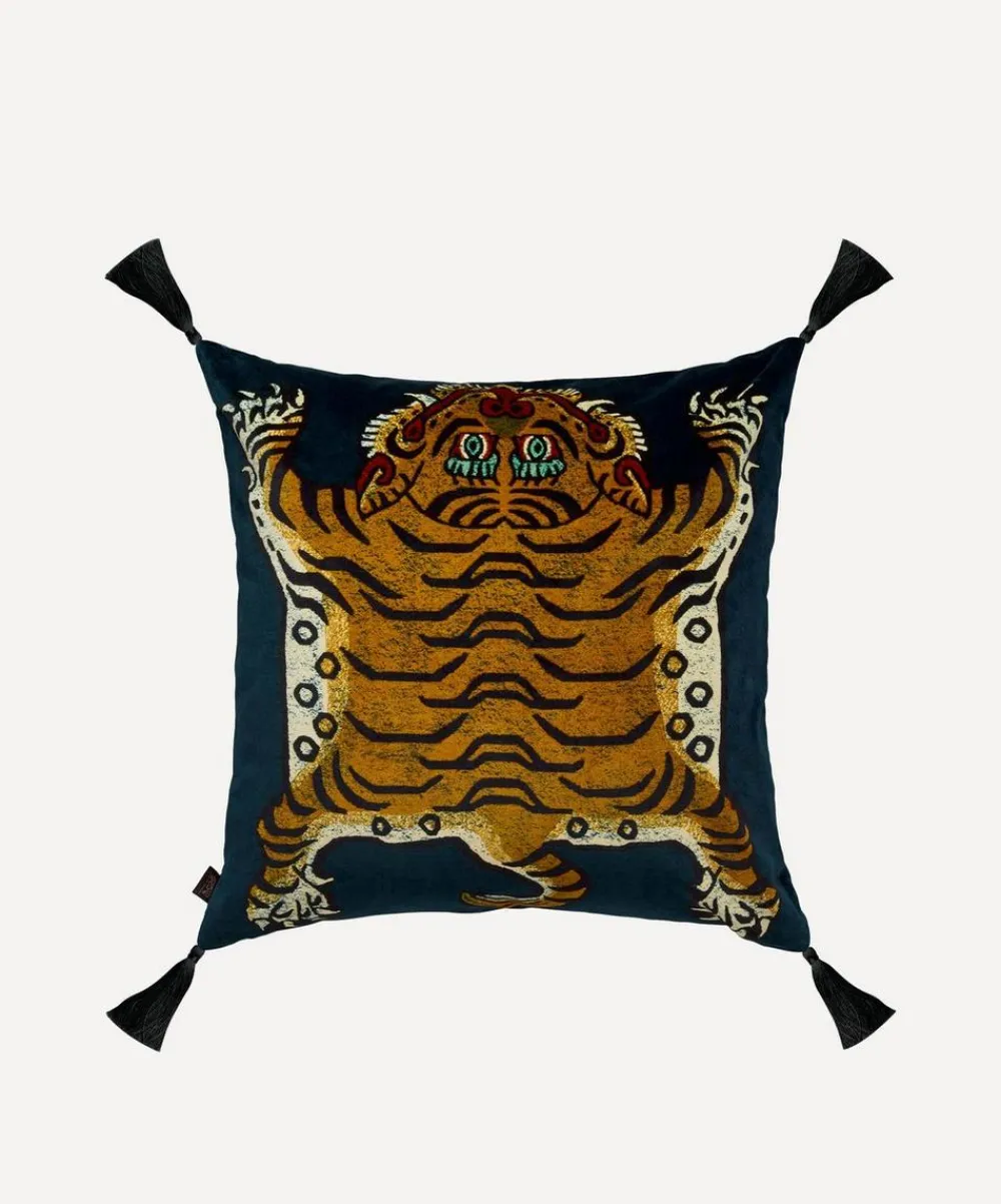 House of Hackney Cushions^Saber Large Velvet Midnight Cushion