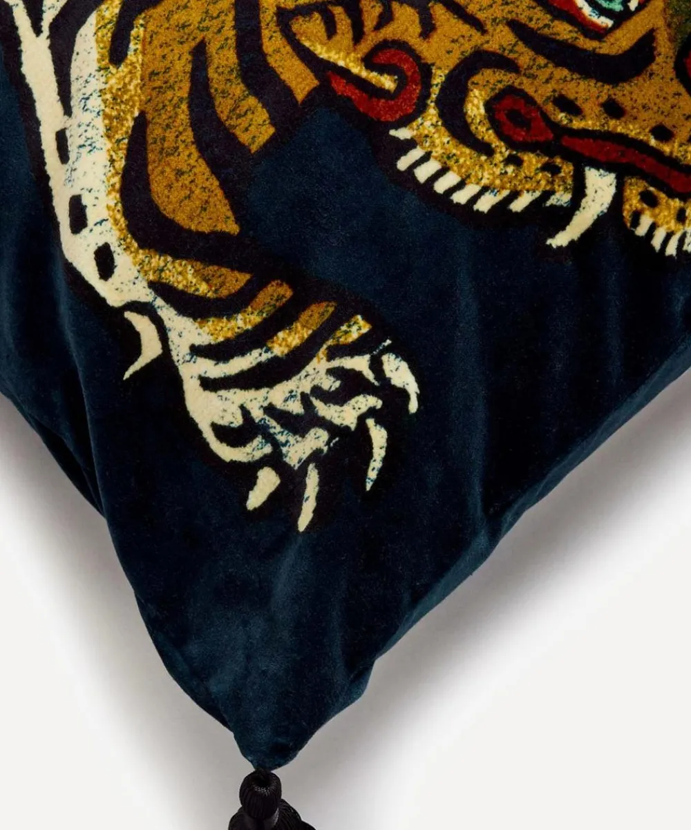 House of Hackney Cushions^Saber Large Velvet Midnight Cushion
