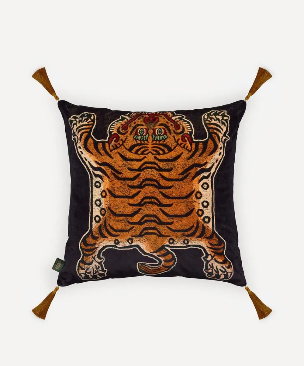 House of Hackney Cushions^Saber Medium Velvet Tassel Cushion