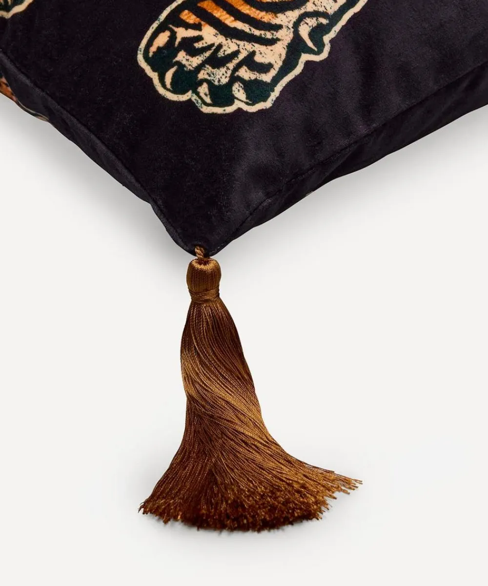 House of Hackney Cushions^Saber Medium Velvet Tassel Cushion