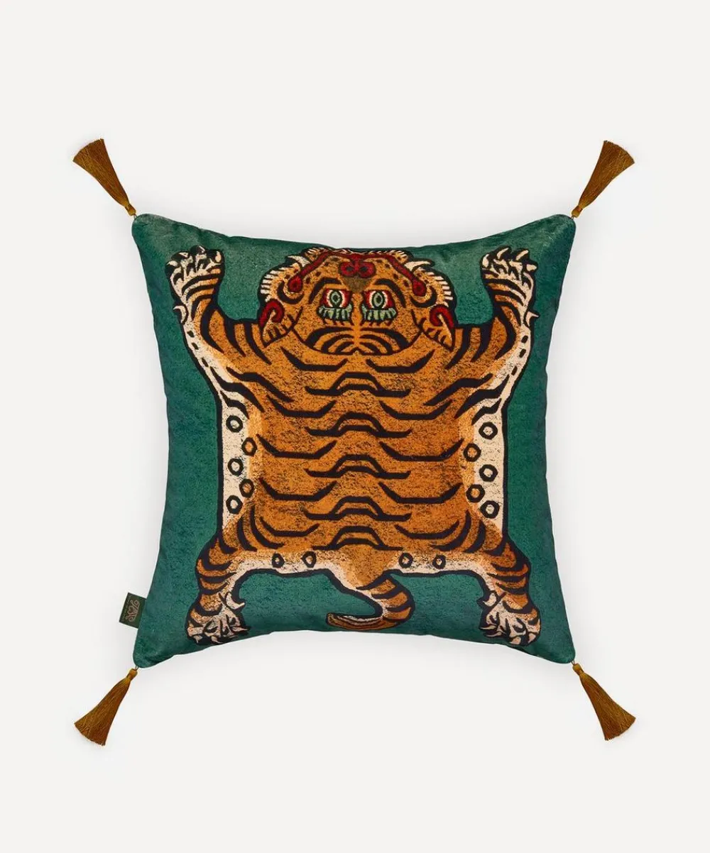 House of Hackney Cushions^Saber Medium Velvet Tassel Cushion
