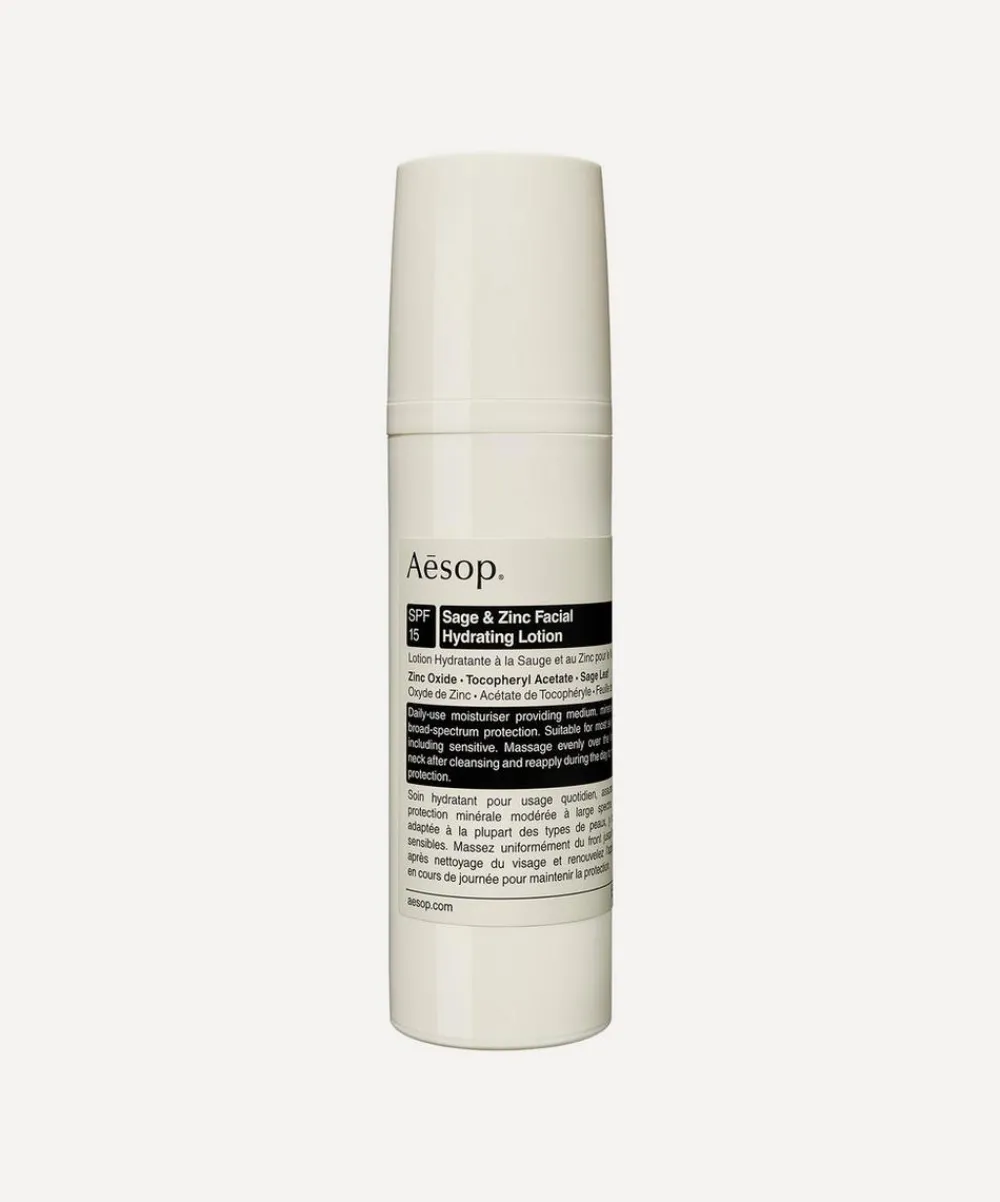 Aesop Cleansers & Toners^Sage & Zinc Facial Hydrating Lotion SPF15 50ml