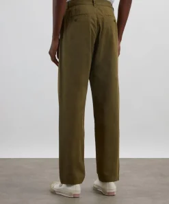 A.P.C. Trousers^Sage Green Lawrence Cotton Chinos
