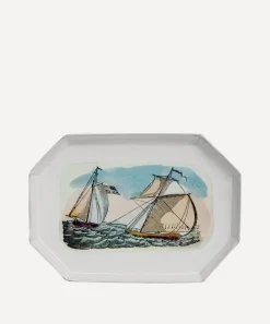 Astier de Villatte Tableware^Sailboats Platter