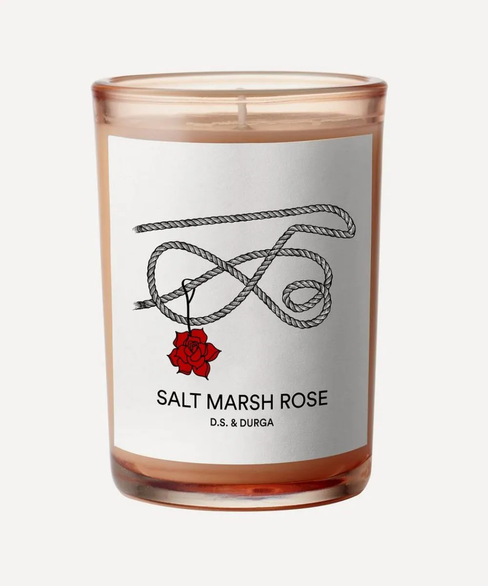 D.S. & Durga Candles & Candle Holders^Salt Marsh Rose Scented Candle 200g