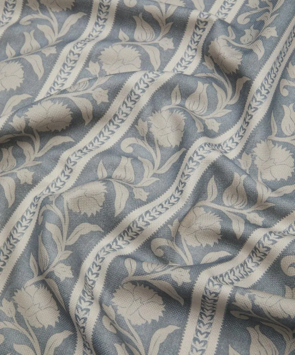 Liberty Interiors Furnishing Fabrics^Sambourne Stripe in Flax Flower