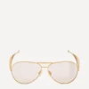 Bottega Veneta Sunglasses & Glasses^Sardine Aviator Sunglasses