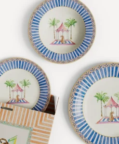 Lisa Corti Tableware^Sariska Porcelain Plate Set of 3