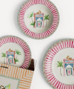 Lisa Corti Tableware^Sariska Porcelain Plate Set of 3
