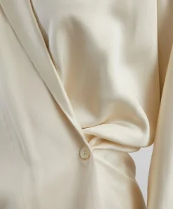 Toteme Tops^Satin Wrap Blouse