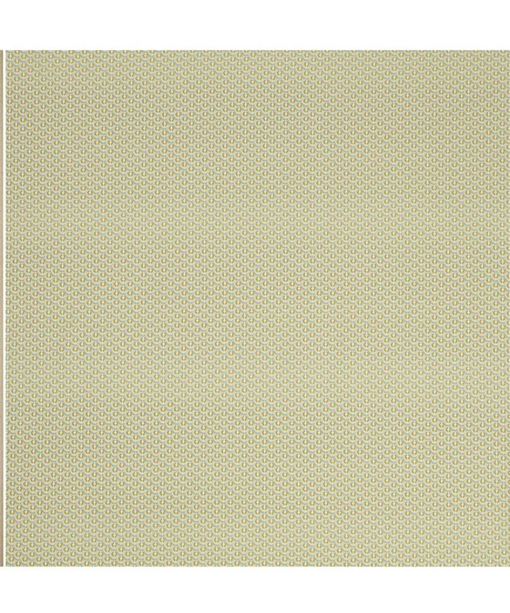 Liberty Interiors Furnishing Fabrics^Scallop Spot Cotton in Fennel