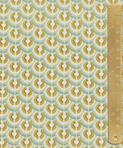 Liberty Interiors Furnishing Fabrics^Scallop Spot Cotton in Fennel