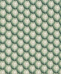 Liberty Interiors Furnishing Fabrics^Scallop Spot Cotton in Jade