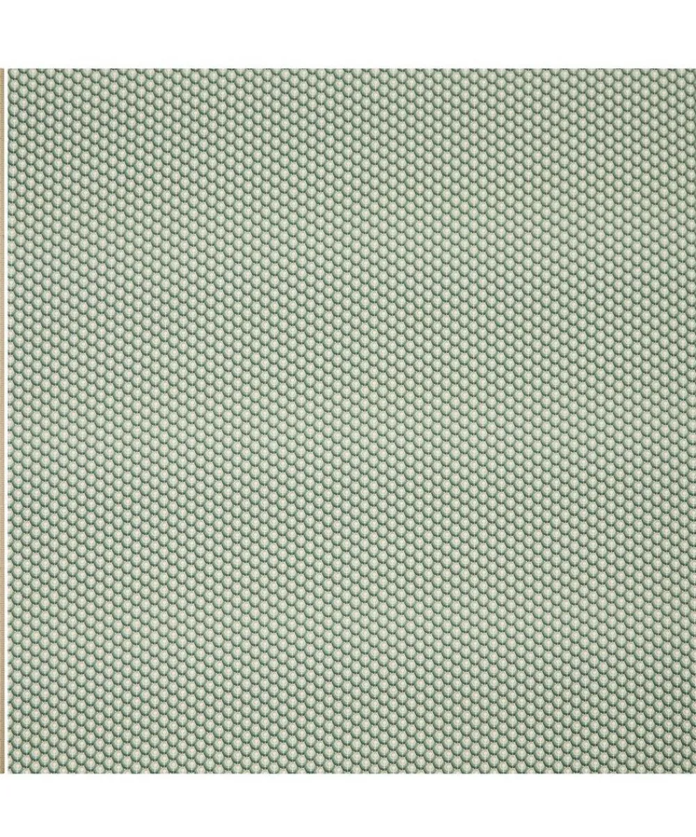 Liberty Interiors Furnishing Fabrics^Scallop Spot Cotton in Jade