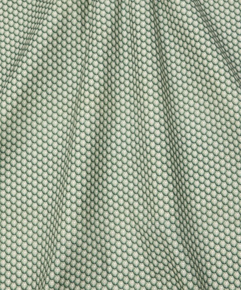 Liberty Interiors Furnishing Fabrics^Scallop Spot Cotton in Jade