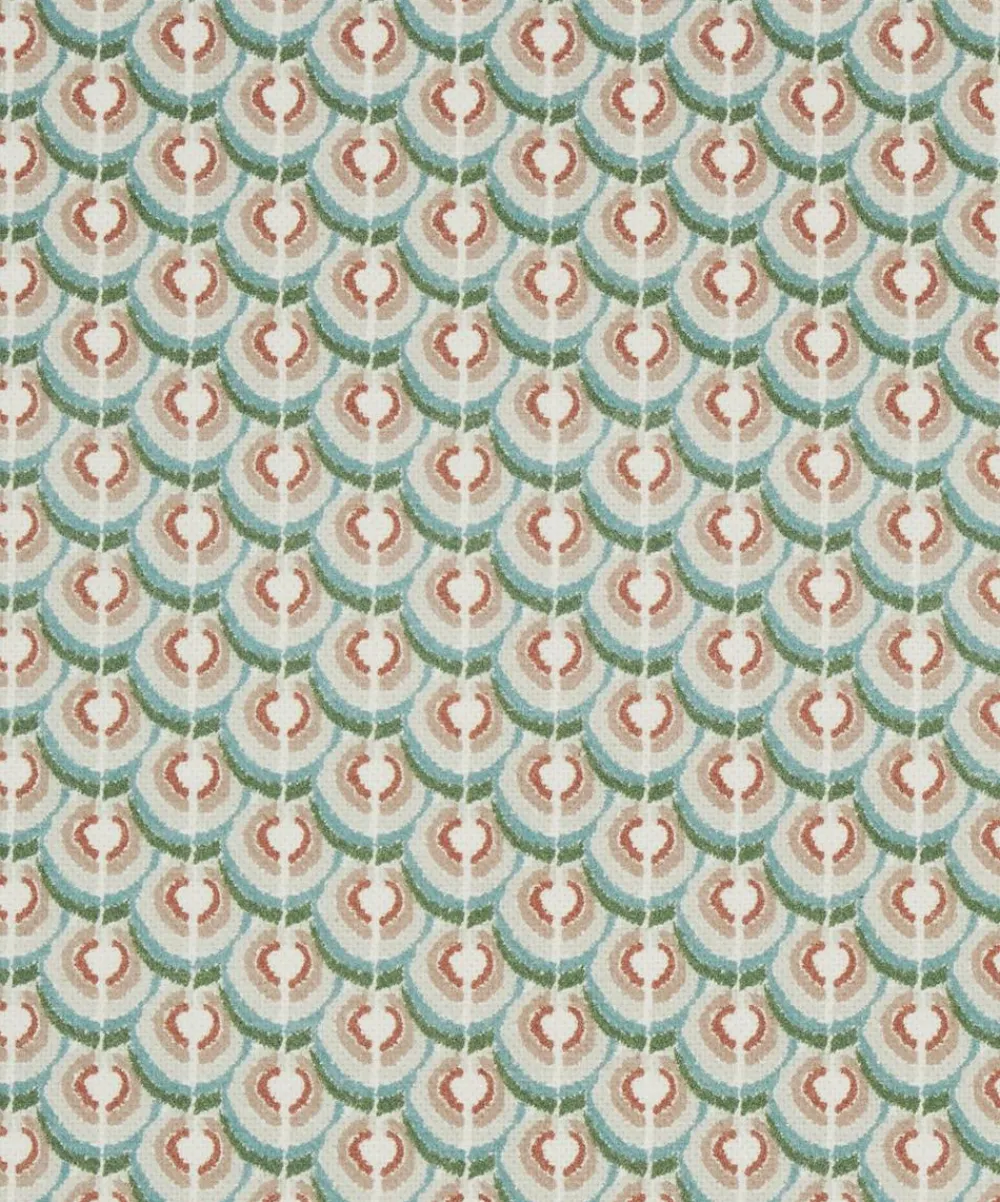 Liberty Interiors Furnishing Fabrics|Furnishing Fabrics^Scallop Spot Cotton in Robins Egg