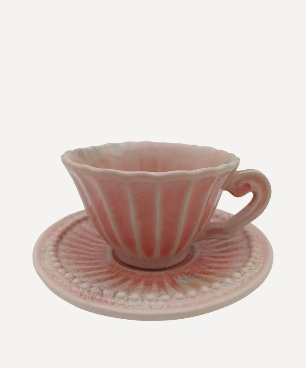 VBC Mugs^Scallop Teacup and Saucer