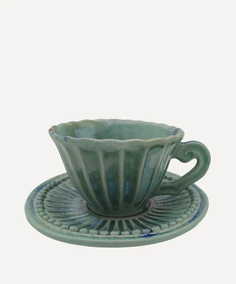VBC Mugs^Scallop Teacup and Saucer