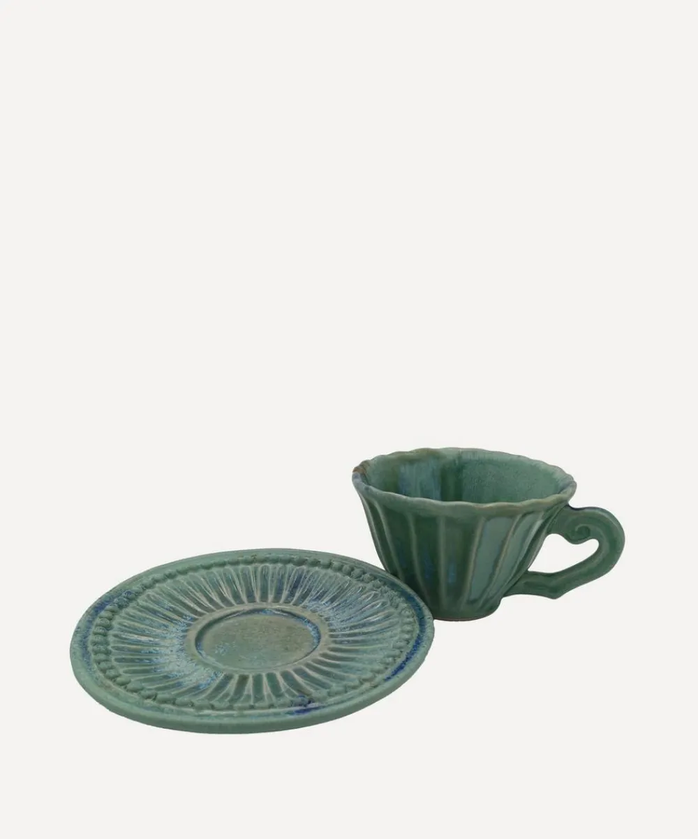 VBC Mugs^Scallop Teacup and Saucer
