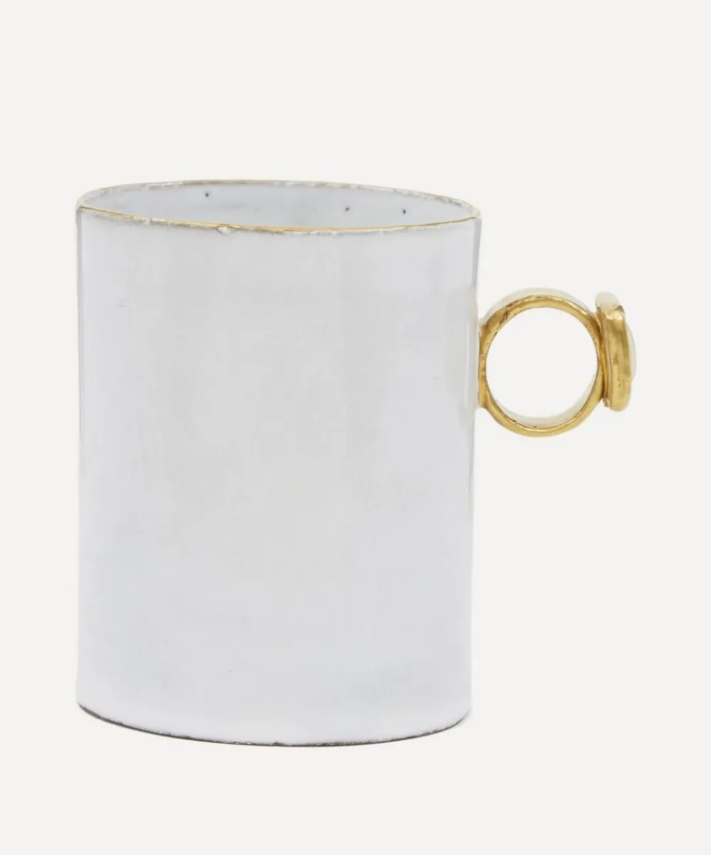 Astier de Villatte Mugs^Serena Left Eye Cup