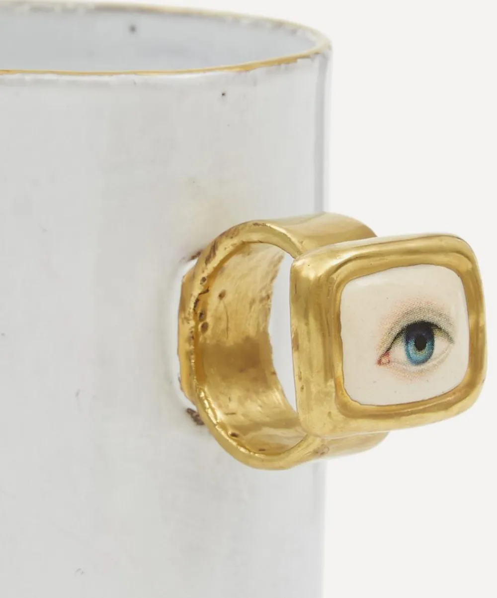 Astier de Villatte Mugs^Serena Left Eye Cup
