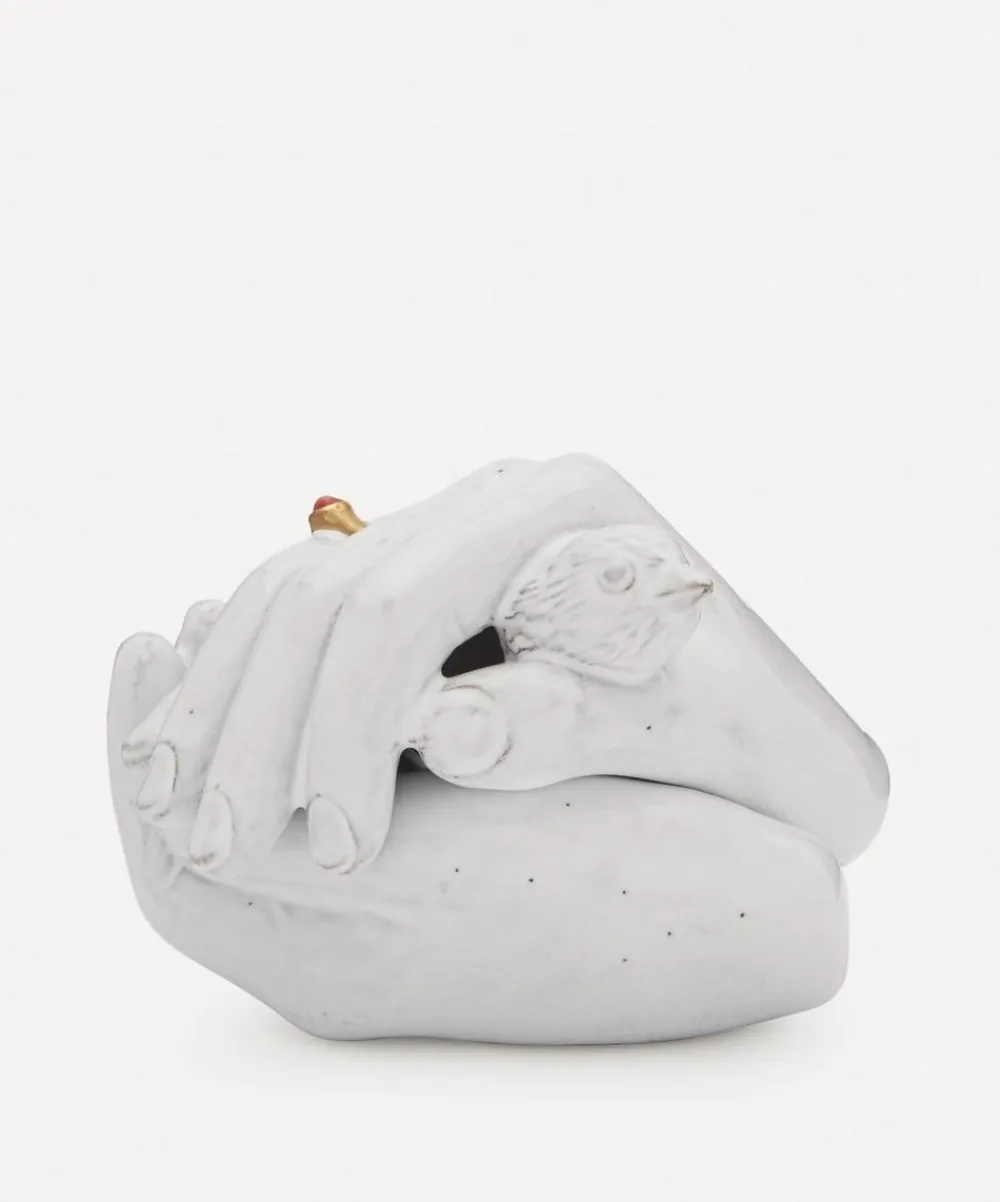 Astier de Villatte Ornaments^Serena Painted Ring Box