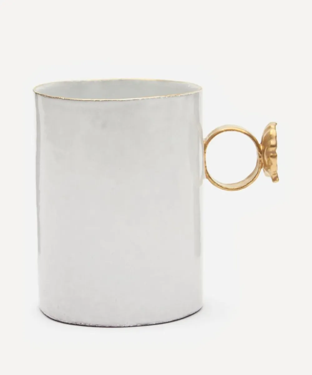 Astier de Villatte Mugs^Serena Shell Cup