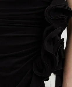 Aje Tops^Serene Asymmetric Gathered Top