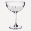 The Vintage List Glass & Drinksware^Set of Six Lens Champagne Coupes