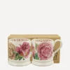 Emma Bridgewater Mugs^Set of Two Roses All My Life Boxed Half-Pint Mugs