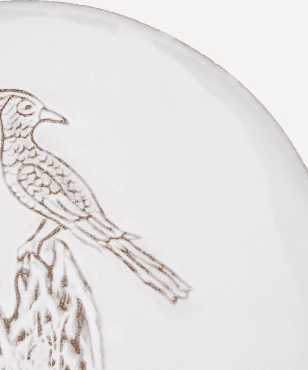 Astier de Villatte Tableware^Setsuko Bird On Tree Saucer