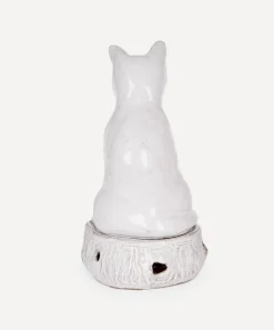 Astier de Villatte Candles & Candle Holders^Setsuko Cat Glazed Terracotta Incense Holder