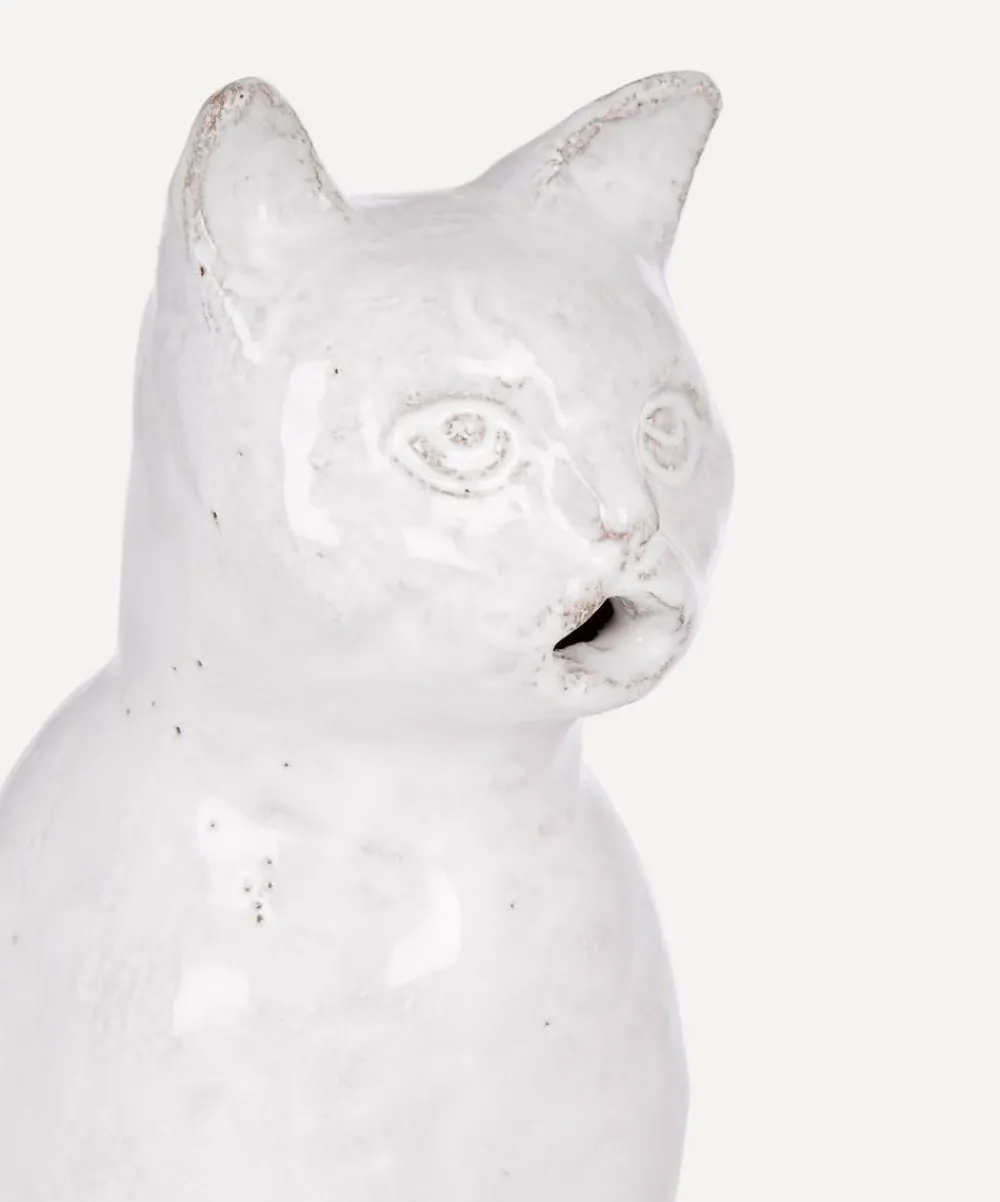 Astier de Villatte Candles & Candle Holders^Setsuko Cat Glazed Terracotta Incense Holder
