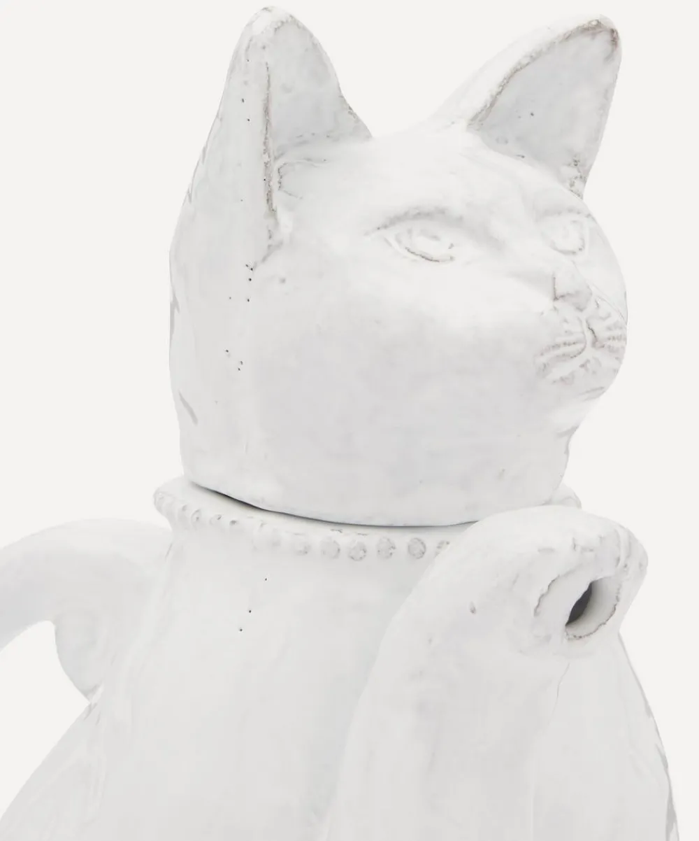 Astier de Villatte Glass & Drinksware^Setsuko Large Cat Teapot