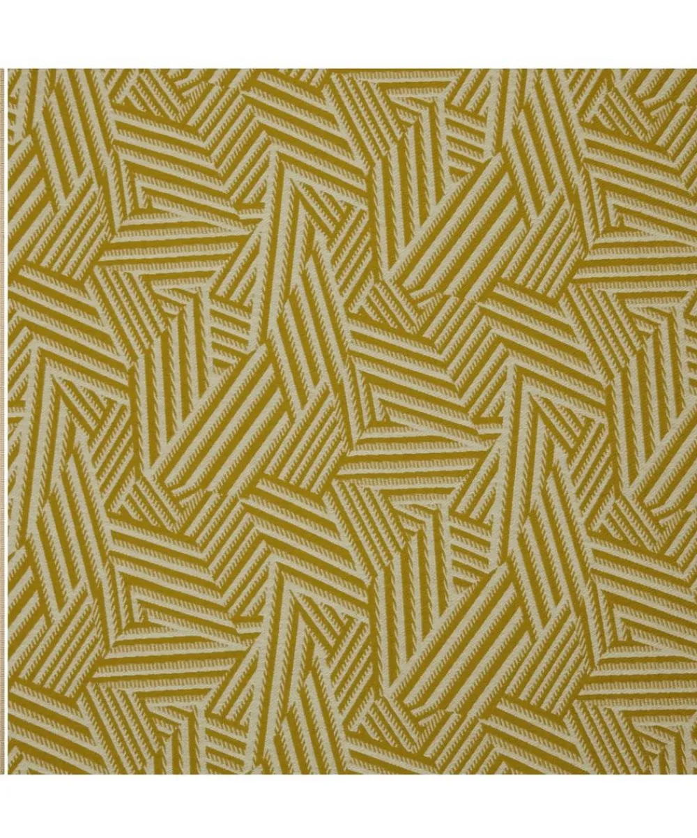 Liberty Interiors Furnishing Fabrics^Shadow Stripe Weave in Sahara