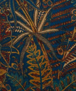 Liberty Interiors Furnishing Fabrics^Shand Voyage Vintage Velvet in Lapis