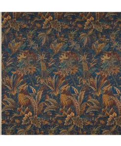 Liberty Interiors Furnishing Fabrics^Shand Voyage Vintage Velvet in Lapis