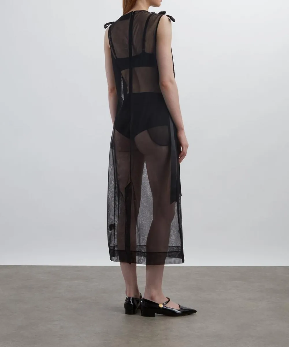 Simone Rocha Dresses^Sheer Bow Ribbon Tail Dress