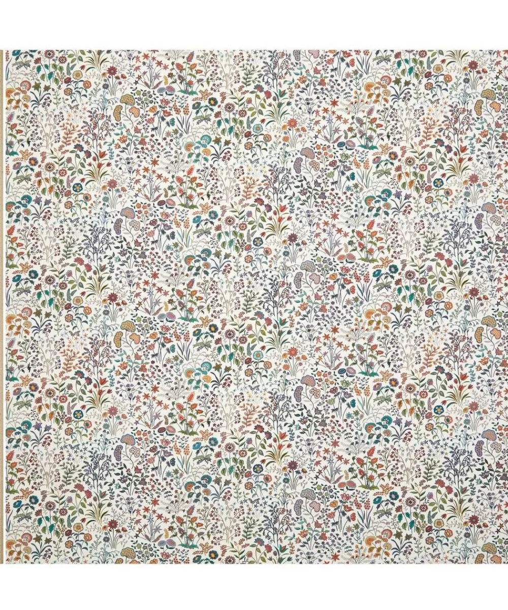 Liberty Interiors Furnishing Fabrics^Shepherdly Flowers Cotton in Lacquer