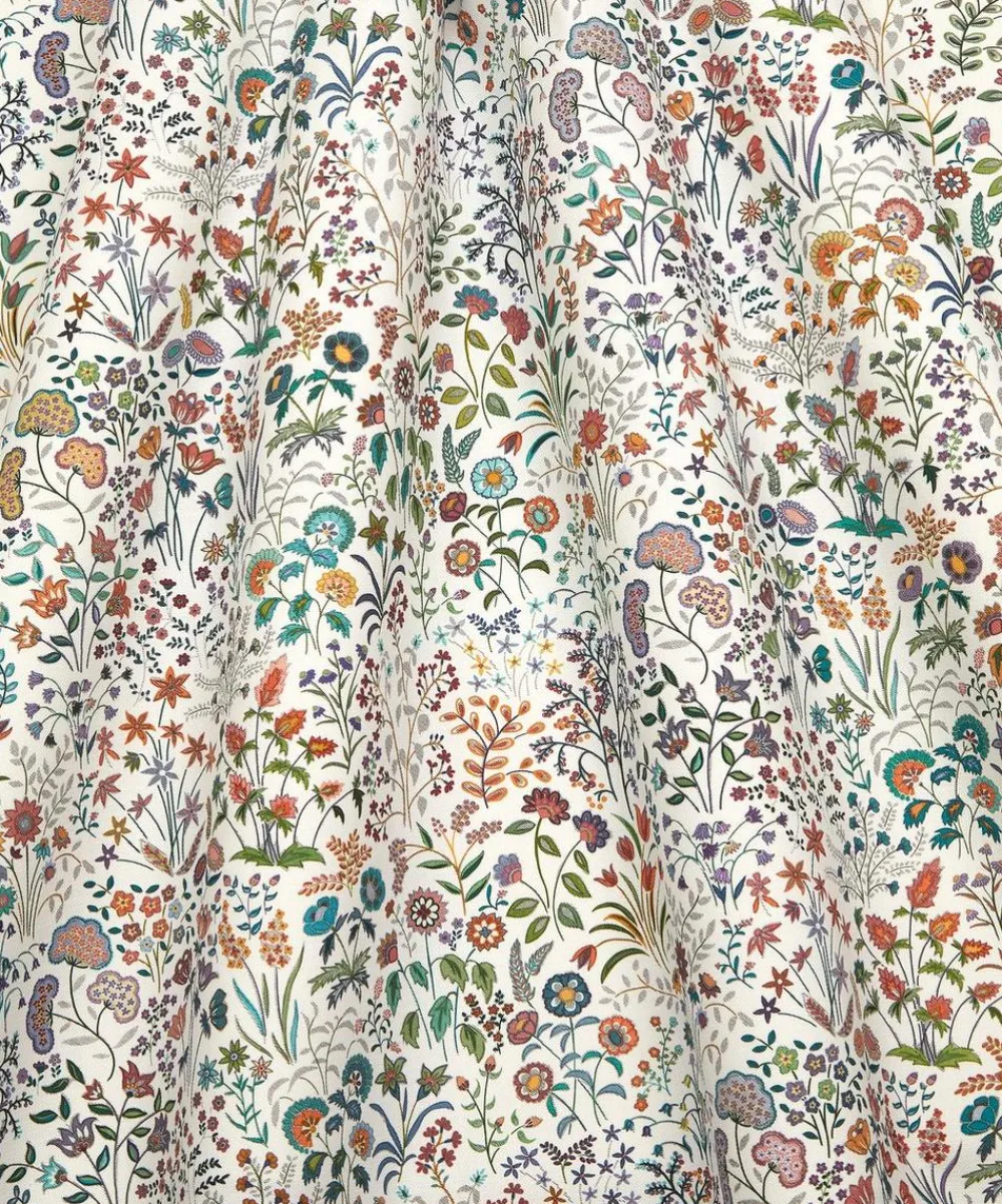 Liberty Interiors Furnishing Fabrics^Shepherdly Flowers Cotton in Lacquer