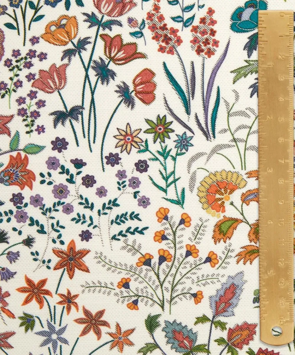 Liberty Interiors Furnishing Fabrics^Shepherdly Flowers Cotton in Lacquer