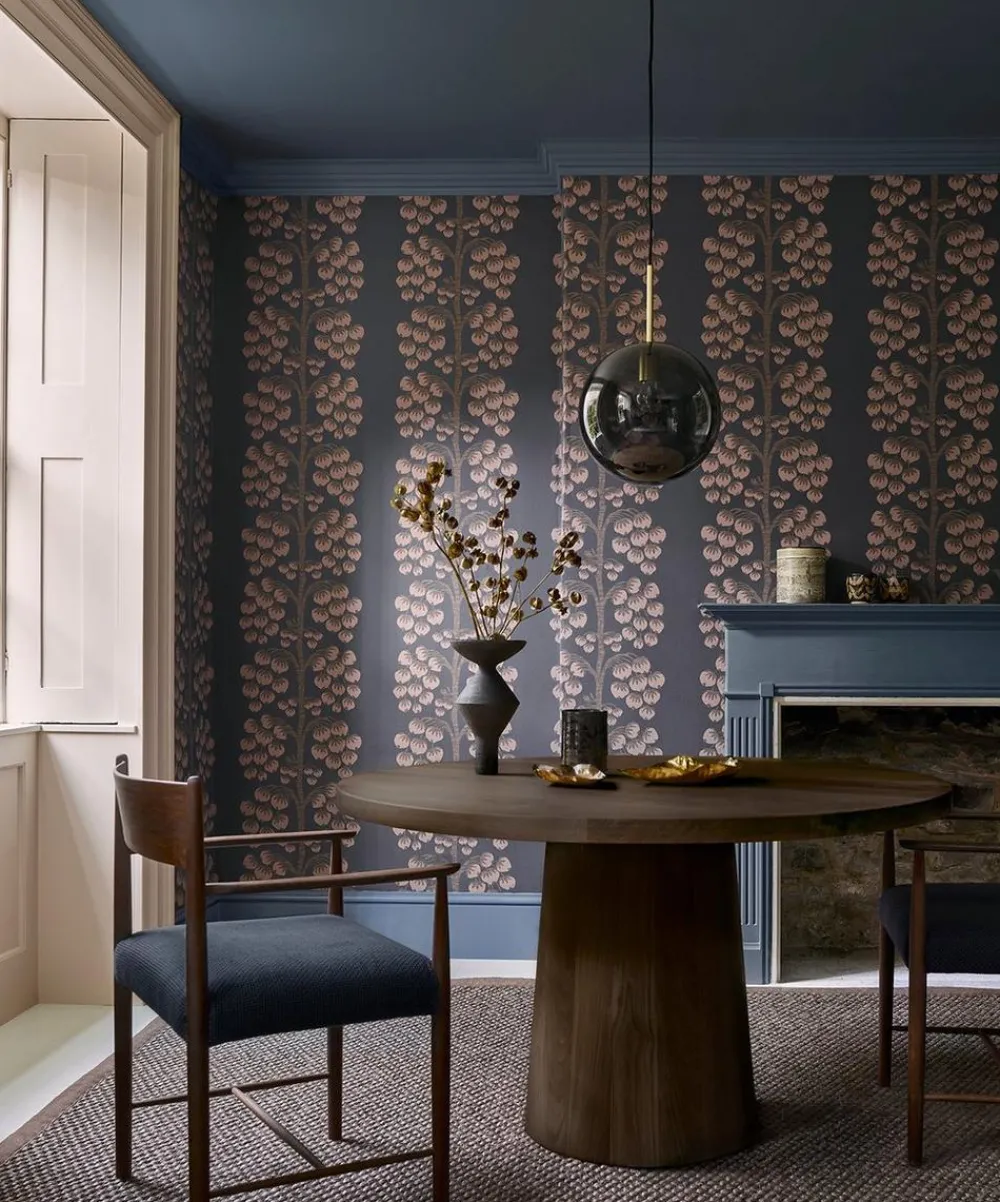 Liberty Interiors Furnishing Fabrics^Sherborne in Ink