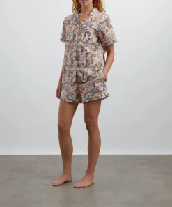 Liberty Sleepwear^Shirley Smith Tana Lawn™ Cotton Short Pyjama Set in Shirley Smith
