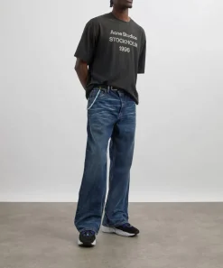 Acne Studios Tops^Short Sleeve Logo T-Shirt